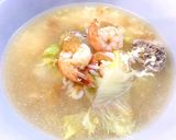 รูปขั้นตอนการทำที่ 7 ของ ข้าวต้มกุ้งหมู🦐🐷ทรงเครื่องสูตรน้ำท่วม~