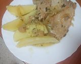 Foto del paso 5 de la receta: Filetes de cinta de lomo en salsa de champiñones y papas cocidas