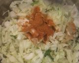 A picture of step 2 of Tawa Szechuan Cabbage Balls.