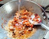 A picture of step 5 of Masala oats.