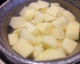 A picture of step 1 of Sautèed Seasonal Mushrooms and Potatoes with Speck and Parsley.