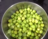 A picture of step 1 of Peas Pulao.