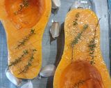 Une image de l'étape 2 de 🍂 Butternut rôti sauce crème échalotes Parmesan.