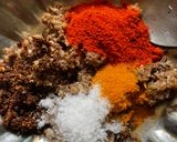 A picture of step 2 of Stuffed Tondali peanuts masala with jowar bhakri and spicy thecha, in dinner.