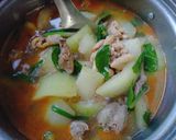 รูปขั้นตอนการทำที่ 5 ของ แกงฟักหม่นใส่ไก่🍲🐓