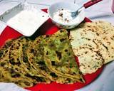 Palak Paratha recipe step 4 photo