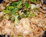 A picture of step 3 of Masala aloo.