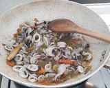 Foto langkah ke 6 dari resep Tumis Cumi Pete.