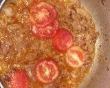 A picture of step 2 of Hyderabadi Khageena.