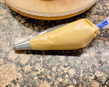 Foto del paso 11 de la receta: Tarta con crema pastelera de turrón