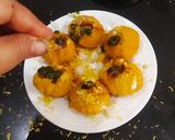 A picture of step 3 of Dahi Puri Chaat.