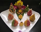 A picture of step 8 of Bread-Oats Modak.