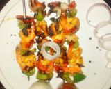 A picture of step 3 of PRAWN TIKKA SIKH KABAB/ Delicious Grilled Prawns/PRAWN skewers.