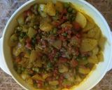 A picture of step 4 of Shalgum Matar and Carrot.