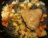 Une image de l'étape 1 de Riz au poulet.