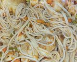 Foto del paso 6 de la receta: Espaguetis con pollo y macedonia de verduras