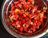 A picture of step 1 of Sweet tomato.