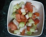 A picture of step 4 of Kachumar salad.
