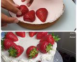 รูปขั้นตอนการทำที่ 5 ของ เค้กหม้อหุงข้าว (เค้กสตรอเบอรี่ครีมสด) Rice cooker cake
