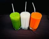 A picture of step 5 of Tri colour juice.