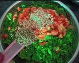 A picture of step 3 of Spinach Chickpea Flour Chamchamiya.