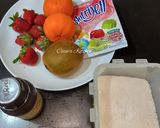 Foto langkah ke 1 dari resep Puding susu topping buah.