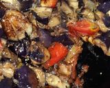 A picture of step 2 of Instant baingan sabzi.