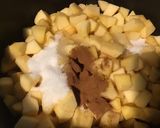 Une image de l'étape 4 de Confit de pommes au brandy, vanille et cannelle.