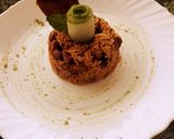 A picture of step 9 of Soya chunks pulaw.