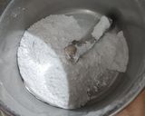 A picture of step 3 of Crunchy Samak Besan Cookies.