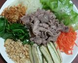 Hình bước làm 7 của món Nộm Bò bóp thấu