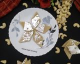 A picture of step 1 of Kaju Katli.