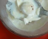 A picture of step 2 of Makhana almond sabza milk shake.