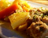 Une image de l'étape 10 de Sauté de porc à l'orange et au cumin avec ses légumes au Cook Ex.