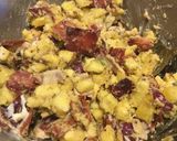 A picture of step 4 of Sweet potato salad.