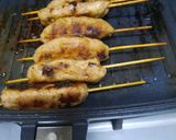 A picture of step 6 of Chicken Seekh Kabab.