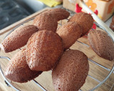 Foto del paso 11 de la receta: Madeleines sin gluten de vainilla con cobertura de chocolate