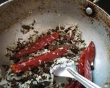 A picture of step 5 of Chettinad chicken fry.