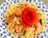 Hình bước làm 3 của món Mì sốt cà chua