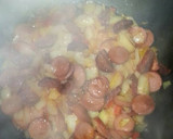 Foto del paso 4 de la receta: Judías verdes con chorizo y tomate frito