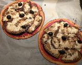 Une image de l'étape 8 de Pizza crêpes tomates aubergines.