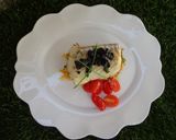 Foto do passo 2 de Brás de Bacalhau Fresco com Crocante de Azeitonas