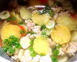 รูปขั้นตอนการทำที่ 4 ของ แกงจืดสับปะรด & แตงกวา & แครอท & หมูบะช่อ #อาหารไทยง่ายๆ