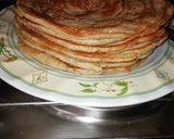 A picture of step 7 of Banana cinnamon vanilla pancakes🍽️.