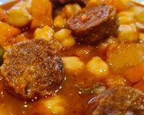 Foto del paso 7 de la receta: Garbanzos con calabaza y chorizo