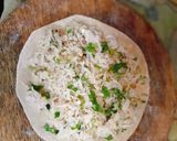 A picture of step 4 of Mooli Paratha.