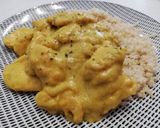Foto del paso 6 de la receta: Pollo en salsa de curry, mango y coco🥥🥭