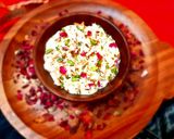 A picture of step 6 of Gulkand shrikhand.