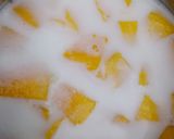 A picture of step 2 of Milky Mango.