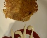 A picture of step 9 of Aloo and chicken burger without bun.